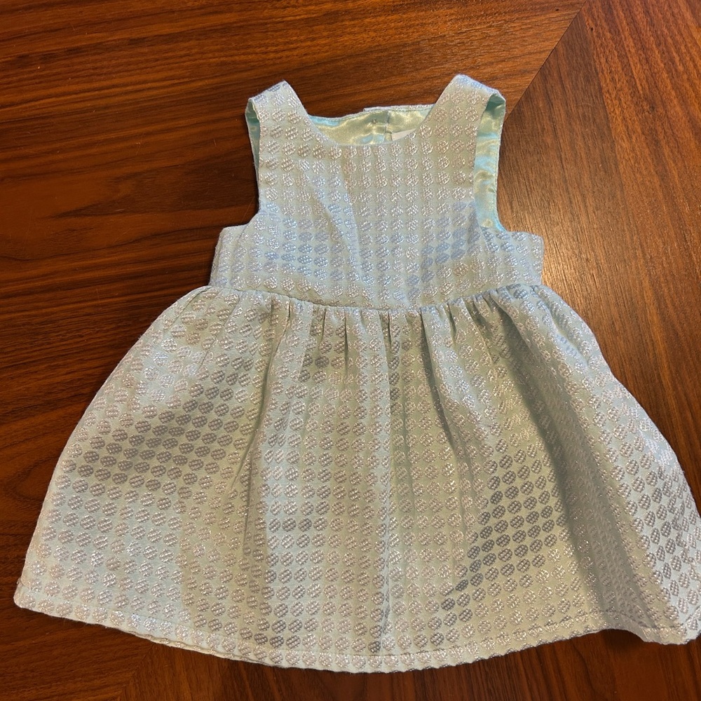 Cat & Jack Shimmering Silver Kids Dress